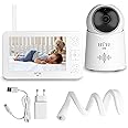 "HÜH! Baby Monitor Video e Audio - Sorveglianza Interna per Neonati, Culla, Lettino, Altalena - Con Radioline e Monitor Wirel