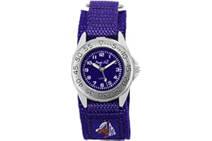 Pacific Time Kinderuhr analog Quarz mit Klett Textilarmband 21694