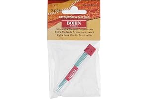 Bohin mécanique Craie Crayon Recharge, Lot de 6, Vert