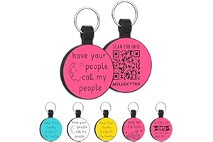 MYLUCKYTAG QR Code Silicone Pet ID Tag Dog Cat Tag, Online Pet Profile, Pet Location Alert Email, Digital Pet Tag, Quiet Dog Tag, Durable Pet ID, Dog Collar Tag, Engraved Pet Tag
