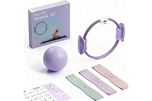 Solaris Base Pilates Ring with Intelligent Display, Equipped with Mini Pilates Ball and Upgraded Resistance Strap, Suitable for Home or Outdoor Pilates Sets.