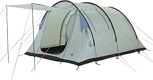 10T Zelt Salton 4 Mann Tunnelzelt 5000mm Familienzelt wasserdichtes Campingzelt Wohnraum &amp; Stehhöhe