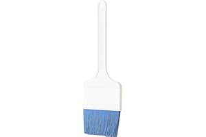 Thermohauser 8300032563 Pinceau avec poils en polyester bleus Largeur du pinceau 7,5 cm 4 cm - Poignée : plastique PA, fibre de verre, poils : polyester