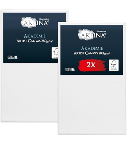 Châssis - Toile 3D 100% Coton Monali - 20 X 40 Cm - Toiles Coton