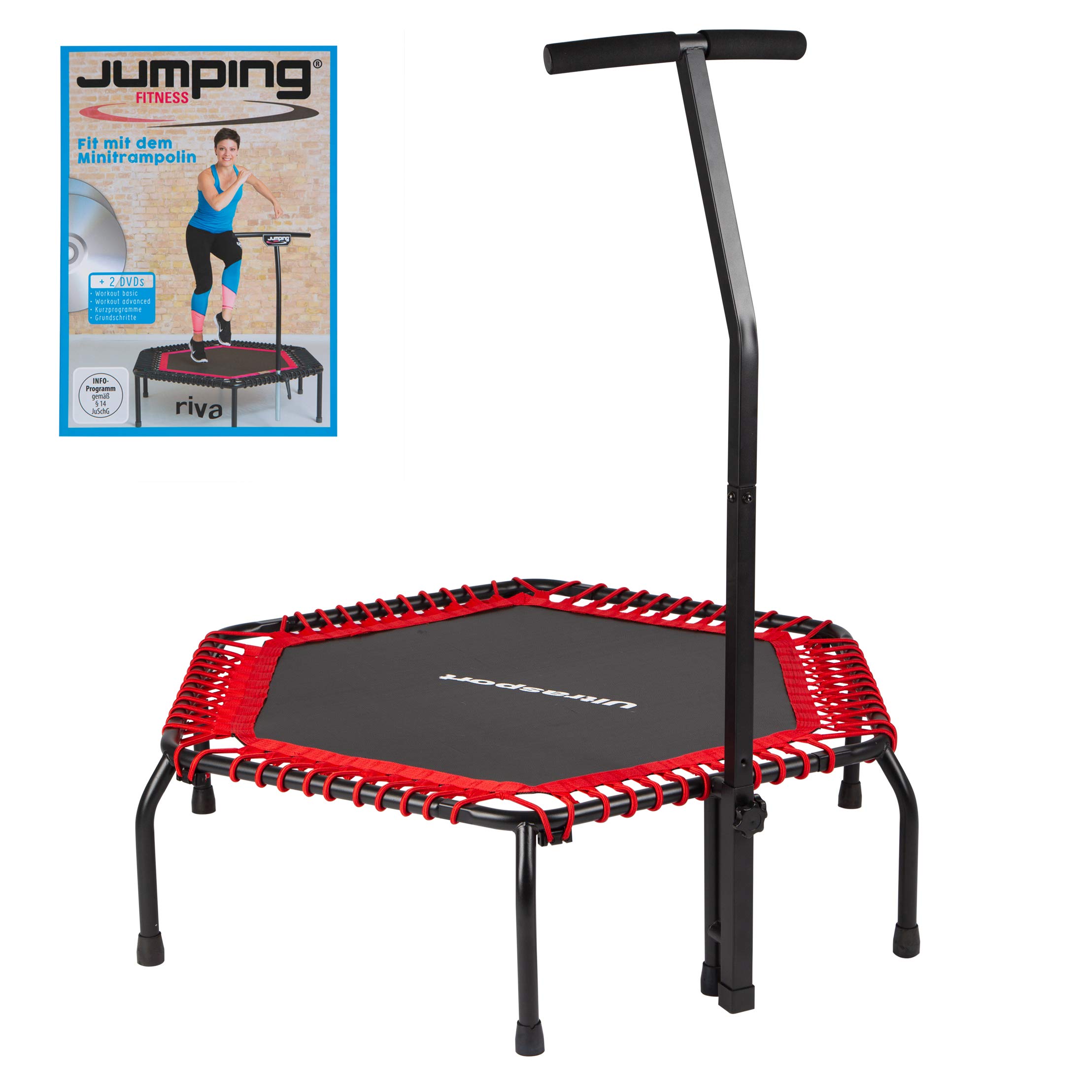 Ultrasport Fitness Trampolin Stabiler Haltegriff Und
