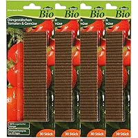 Dehner Bio Düngestäbchen für Tomaten, 4 x 30 Stück (120 Stück)
