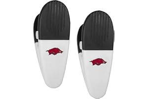Siskiyou Sports NCAA Arkansas Razorbacks Mini Chip Clip Magnets, Set of 2