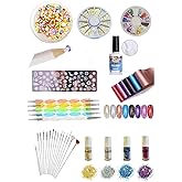 ROSEVELT Nail Art Set 9 Piece Nail Decoration Set 554941321487