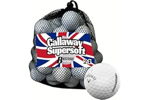 British Lake Balls - Callaway Supersoft Golf Balls - Premium Lake Golf Balls (24 pack)