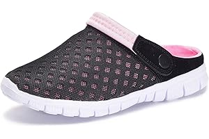 EAGSOUNI Zuecos Hombres Mujeres Unisex Zapatillas de Playa Sandalias Piscina Vernano Zapatos de Jardín Respirable Malla Casual Pantuflas