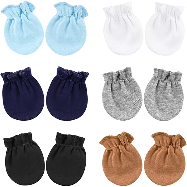 3 Paia Guanti Invernali Neonati In Pile - Muffole Calde Per Bambini, Vari Colori - Foto 12