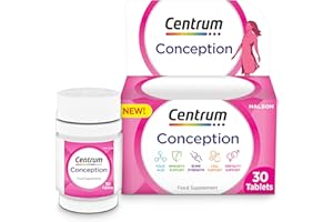 Centrum Conception Vitamins for Women, Fertility Supplements with 400μg Folic Acid, 30 Tablets