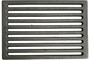 GENERICO Griglia in Ghisa per Camini e Stufe a Legna e Focolari Pelle CM 20 X 30