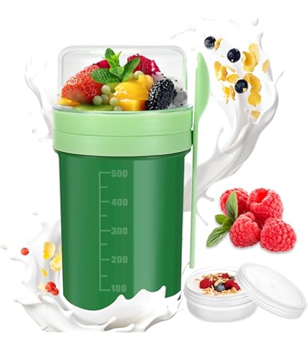 Bocaux En Verre Avec Couvercle 350ml/500ml - Parfaits Pour Meal Prep, Overnight Oats, Confiture, Conservation Aliments
