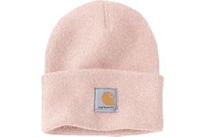 Carhartt Knit Cuffed Beanie, Cappello Unisex - Adulto, Rosa (Marshmallow Rosa Cenere), Taglia unica