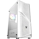 Oversteel Kyanite - Boîtier PC de jeu compatible avec les cartes ATX, Micro ATX et ITX, 4 ventilateurs 120mm A-RGB inclus, fa