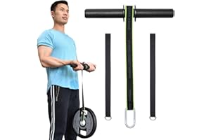 Brebebe Unterarm-Handgelenk-Roller, Fitness-Blaster, Armtrainer, Handgelenk-Trainer, Unterarm-Muskelkraft-Trainingswerkzeuge, Gewicht tragende Seilrolle mit rutschfestem Kissen, Seil für Hanteln