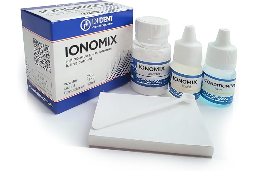 Extra Strong Dental Repair Paste for Tooth Cavity, Crowns, Bridges, Inlay, Orthodontic Bracket. Self Curing Two Component Formula for Permanent and Temporary Fillings, Tooth Repair Kit