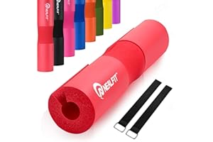 NEALFIT Barbell Pad Squat Pad for Squats—Squat Bar Pad—Great for Weightlifting,Lunges and Hip Thrusts—Foam Sponge Pad—Fit Standard and Olympic Bars Perfectly