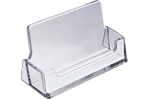 Taymar® Visitenkartenhalter im Querformat, DIN A8 (95×52mm), Transparent