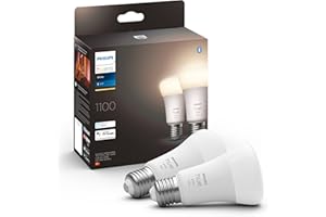 ‎PHILIPS HUE Philips Hue White Żarówka 2xE27 1100lm, 8W (75W), możliwość przyciemniania, inteligentne oświetlenie