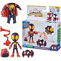 Hasbro Marvel – Figura Miles Morales: Spider-Man Da 10 Cm Con Accessori, Giocattolo Web-Spinners Per Bambini In Età Prescolare - 2