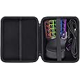 co2CREA Hard Travel Case Cover for Razer Tartarus V2 Numeric Keypad Gaming (Box Only, Case Only), Black, Portable protective 