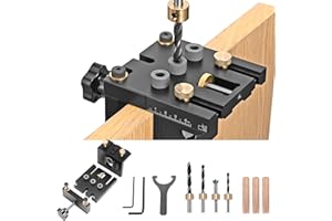 GJCrafts Gabarit de Centrage Kit avec Positionnement plus Précis, Kit de Localisateur avec Foret 6/810/15