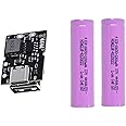 Luvik Combo of 1 Pc 1 USB Type-C Power Bank Module for Charging Power Supply PCB DIY Dual Port for Charging Adapter with 2 * 1200mAh Cell