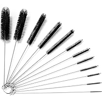 Set 5 Scovolini Per Bottiglie | Spazzole Con Manico Lungo | Per Birra, Thermos, Bottiglie Dal Collo Stretto - Foto 5