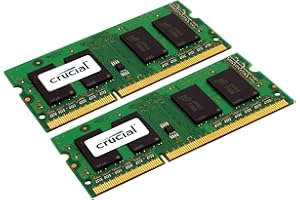 ABATO Crucial 16GB Kit (2X 8GB) DDR3L 1600 MHz (PC3L-12800) SODIMM 204-Pin | Notebook-Arbeitsspeicher | Niedrige Spannung 1.35 V | CT2KIT102464BF160B