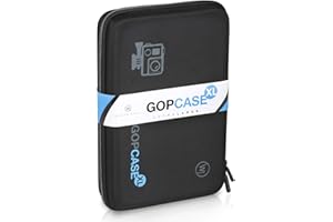 Wicked Chili GOP Case -XL- custodia idrorepellente compatibile con GoPro Hero 13 Black, 12, 11, 10, 9 custodia protettiva, custodia per Actioncam SJCAM, Akaso, Surfola (antiurto con vano accessori)