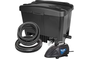 T.I.P. Filtro per laghetto esterno WDF 10000 UV 11, UV-C 11 Watt, per laghetti fino a 10.000 litri