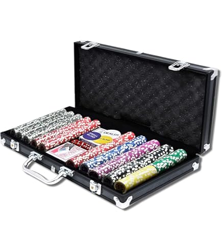 Valigetta Da 500 Fiches Da Poker "LAS VEGAS" - Versione CASH GAME - In Clay Composite Da 14 G - Con Accessori - Foto 5