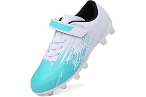 Dhinash Zapatos de Fútbol Niño Botas de Fútbol Tacos Zapatillas de Fútbol Cesped Artificial Aire Libre Zapatillas Deportivas Adolescentes Zapatos de Entrenamiento Talla 30-39