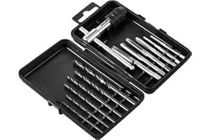 Marca Amazon - Denali Juego de terrajas y machos, 13 Unidads terrajas, Medianoche, Plateado