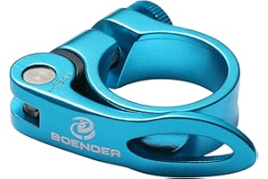Bynccea Colliers de Selle pour vélo 31,8mm 34,9mm Tige de Selle de Vélo Pince à Libération Rapide en Aluminium Serrage de Tige de Selle VTT