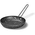 Starfrit 030949-006-0000 6.5" Personal Fry Pan with Stainless Steel Wire Handle, Aluminium, Dark Gray
