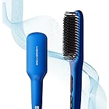Spazzola Lisciante per Capelli, Pettine Lisciante per Tutti i Tipi di Capelli con Denti Riscaldanti Nano, Tecnologia Doppio A
