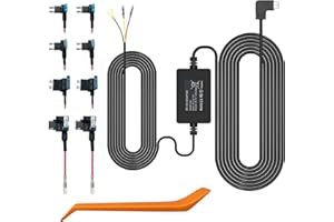 REDTIGER Kit cableado con 4 fusibles para Dash CAM F7N versión Tipo C, Puerto Tipo C, monitoreo de estacionamiento con protección de bajo Voltaje