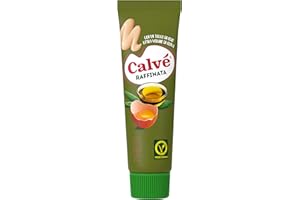 Calvé Maionese Raffinata Extra Vergine, Formato 150 ml, Maionese con Aggiunta di Olio Extravergine d'Oliva, Ideale con Carne e Verdure, Senza Glutine, Vegetariano