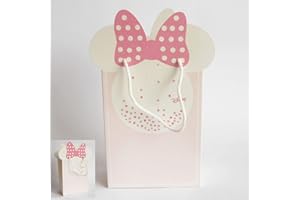 SCOTTON SPA Bomboniera Scatola Shoppers Busta Minnie Disney Rosa Set 20 pz Art 68069