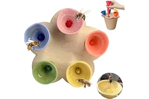 ZHXMALL Bienen Insekten-Trinkbecher, Bee Cups für Bienen Trinken, Bienenbecher für Den Garten, Durstige Pollinator Brauchen Ein Getränk, Bienen Brauchen Sichere Orte Zum Trinken