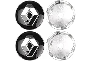 NOTENS 4 Stück/jedes Set 60 mm Radnabendeckel Logo für Renault Logan Clio's Scenic Laguna Megan Staubfänger Rim Dekoration Abdeckung