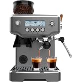 Cecotec Barista Power Espresso 20 Barista Steel &amp; Grind. 2200W, 20Bars, Conical Grinder, 2.1L Water Tank, 180g Coffee, 30 Lev