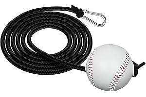 Asyxstar Baseball and Softball Batting Swing Trainer, Enhance Hitting Skills with Baseball Hitting Rope and Toss for Easy Drills – Hand-Eye Coordination, and Boost Bat Speed for All Skill Levels