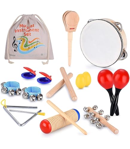 NINO Percussion Holzfrosch-Güiro, 14 Cm (5,5 Zoll), Grün – Inkl. Holzscraper Für Authentischen Quak-Sound