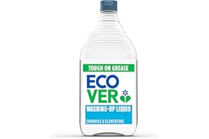 Ecover Washing Up Liquid, Washing Up Soap, Tough on Grease and Grime, Fresh Camomile & Clementine Scent,1 x 950ml