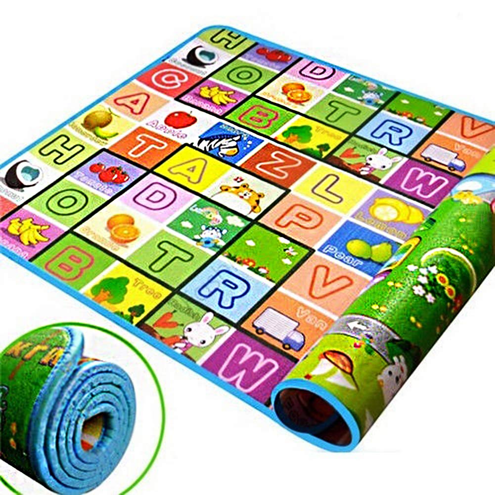 Tapis-de-Jeux-pour-Bb-200x180cm-Pliable-2-Cts-Jouets-en-Mousse-Souple-Double-Face-Alphabet-Animaux-pour-Enfants