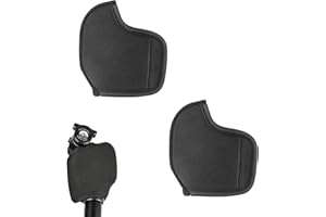 EnixwH 2 Pcs Funda para Tija Protector De Tija De Sillín con Suspensión, Protector De Tija De Sillín con Suspensión, Protector De Sillín para Mantener Alejados Los Dedos De Los Niños Y El Polvo